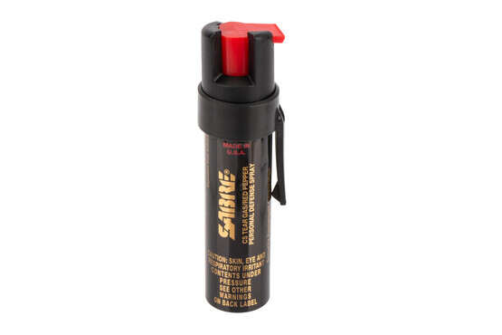 Sabre Defense 3-in-1 compact 0.75 oz pepper spray canister with carry clip